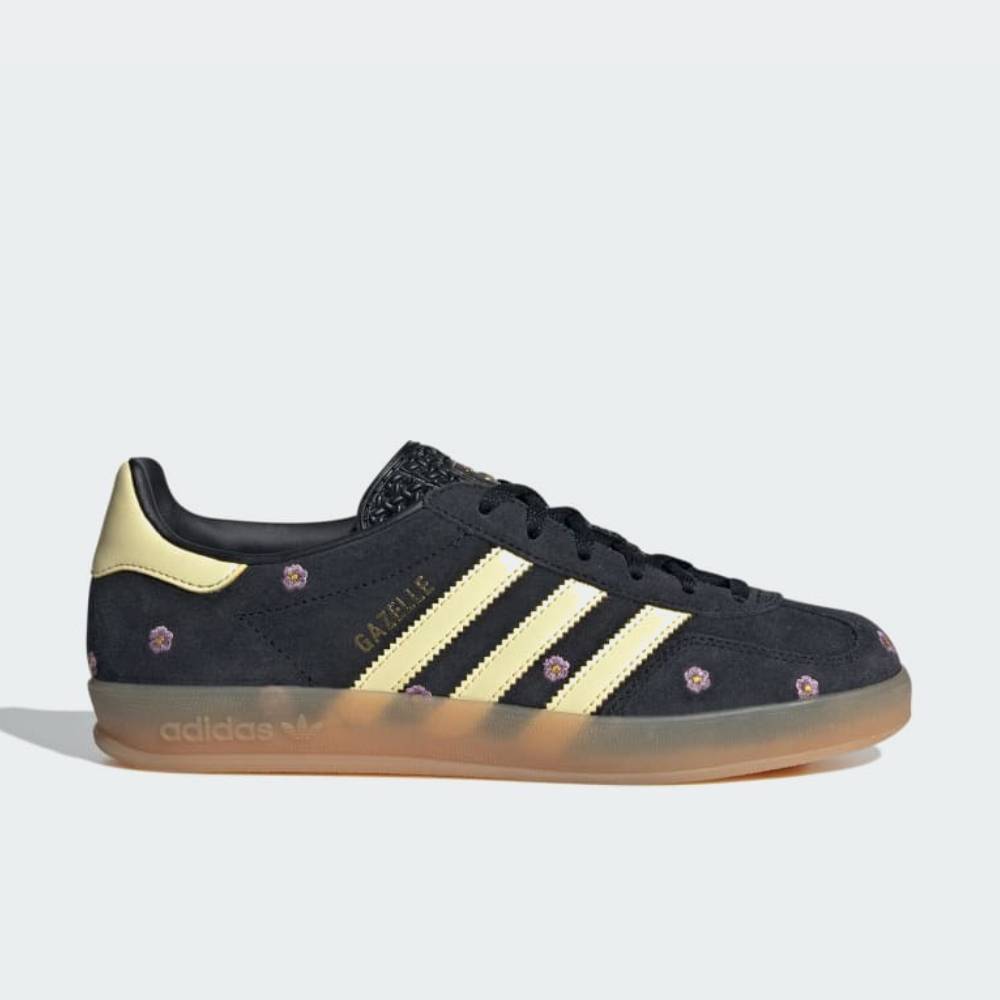 スニーカー adidas Gazelle Indoor Black Yellow IF4490 WMNS) adidas Gazelle Indoor 'Black Almost Yellow Floral' IF4490